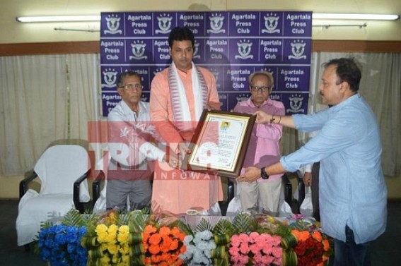 CM thanks state media for representing tiny Tripura across country